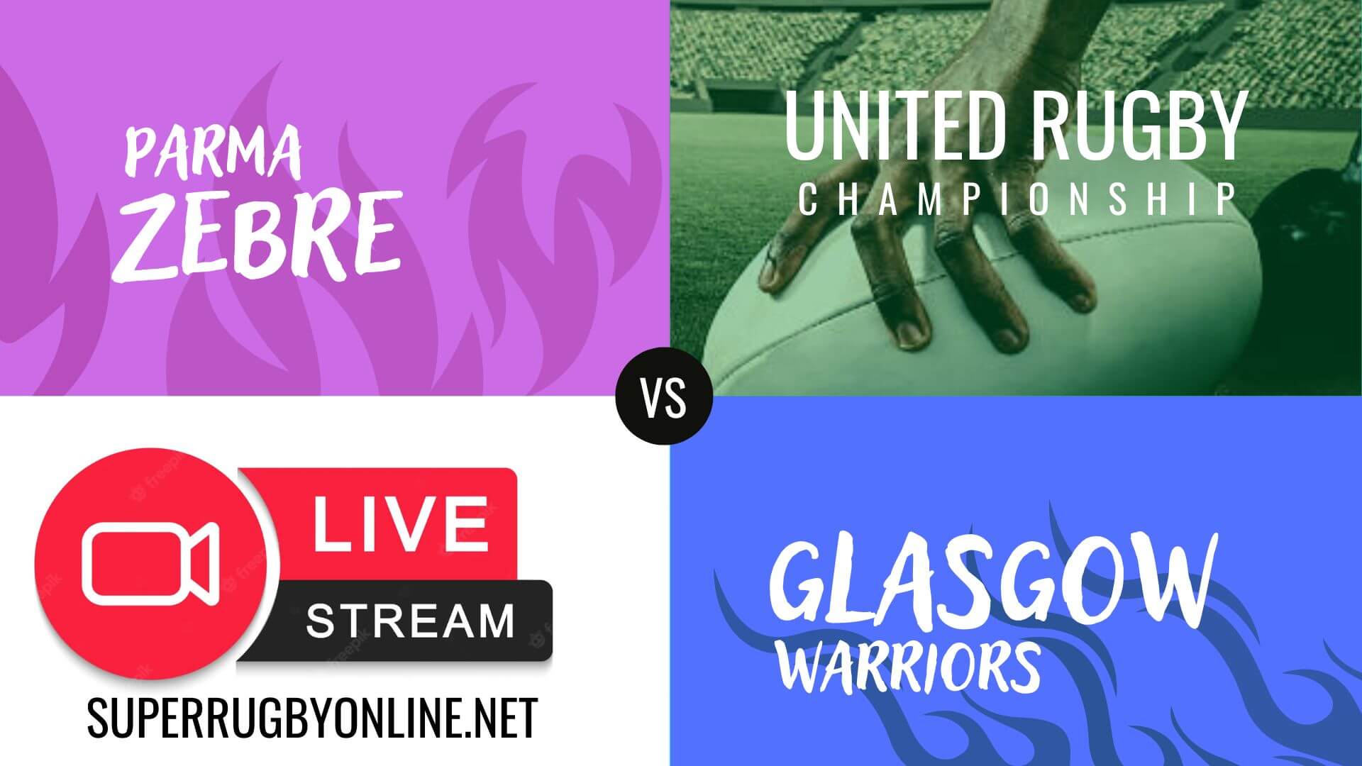 Zebre vs Glasgow Warriors Live Stream 2022 Rd 9 | United Rugby Championship slider